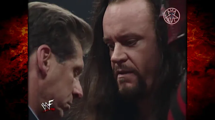 WWF RAW IS WAR September 28, 1998 Me and The Undertaker Break Mr. Mcmahon's leg