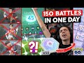 150 TEAM GO ROCKET BATTLES IN ONE DAY! GRINDING TO LEVEL 45 IN POKÉMON GO