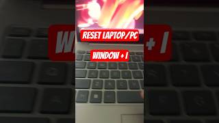 Laptop/PC Reset Kaise Kare 🔥 (1 Minute Easy Trick) 2026 short video