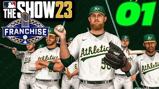 MLB The Show 23 Franchise Ep.1 - Rebuilding the WORST Team in Baseball, The Oakland Athletics screenshot 1