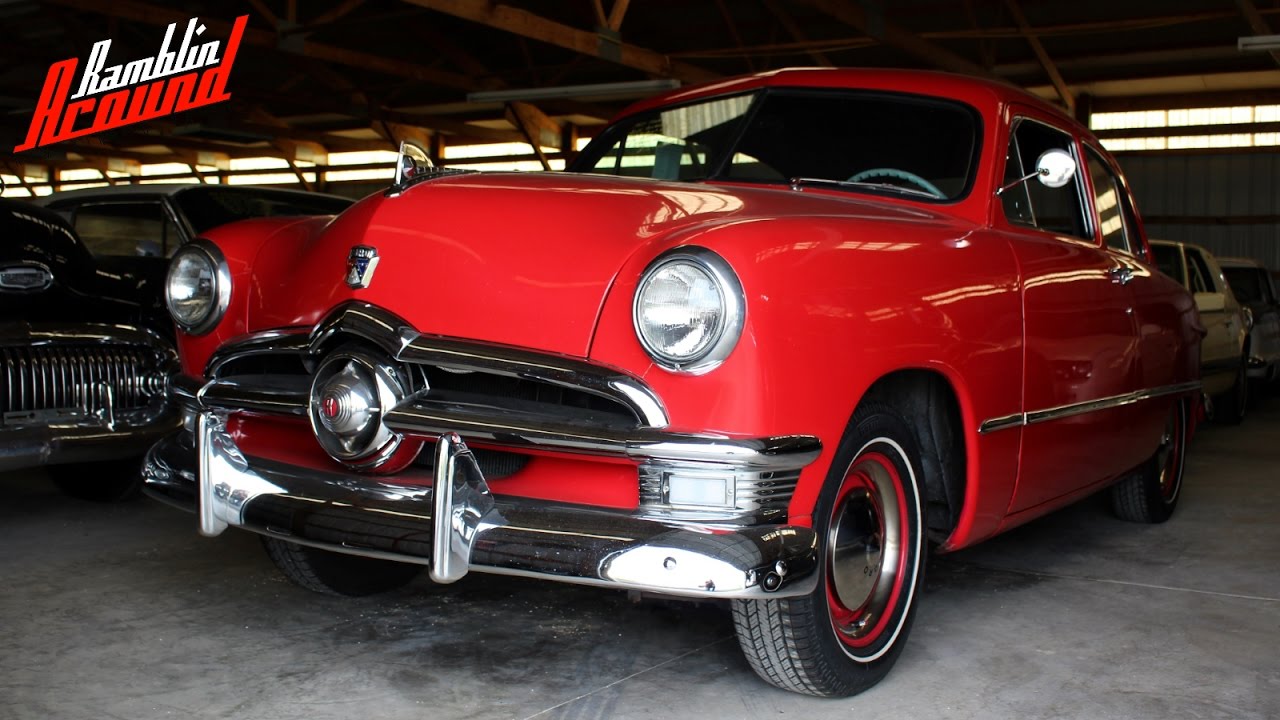 1950 Ford Tudor Shoebox Flathead V8 at Country Classic Cars - YouTube
