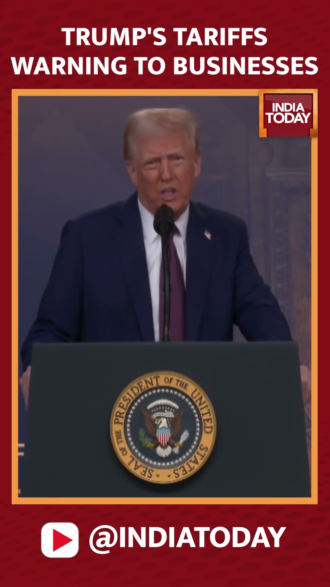 World Economic Forum: Trump Tells Businesses To Manufacture In US Or Face Tariffs