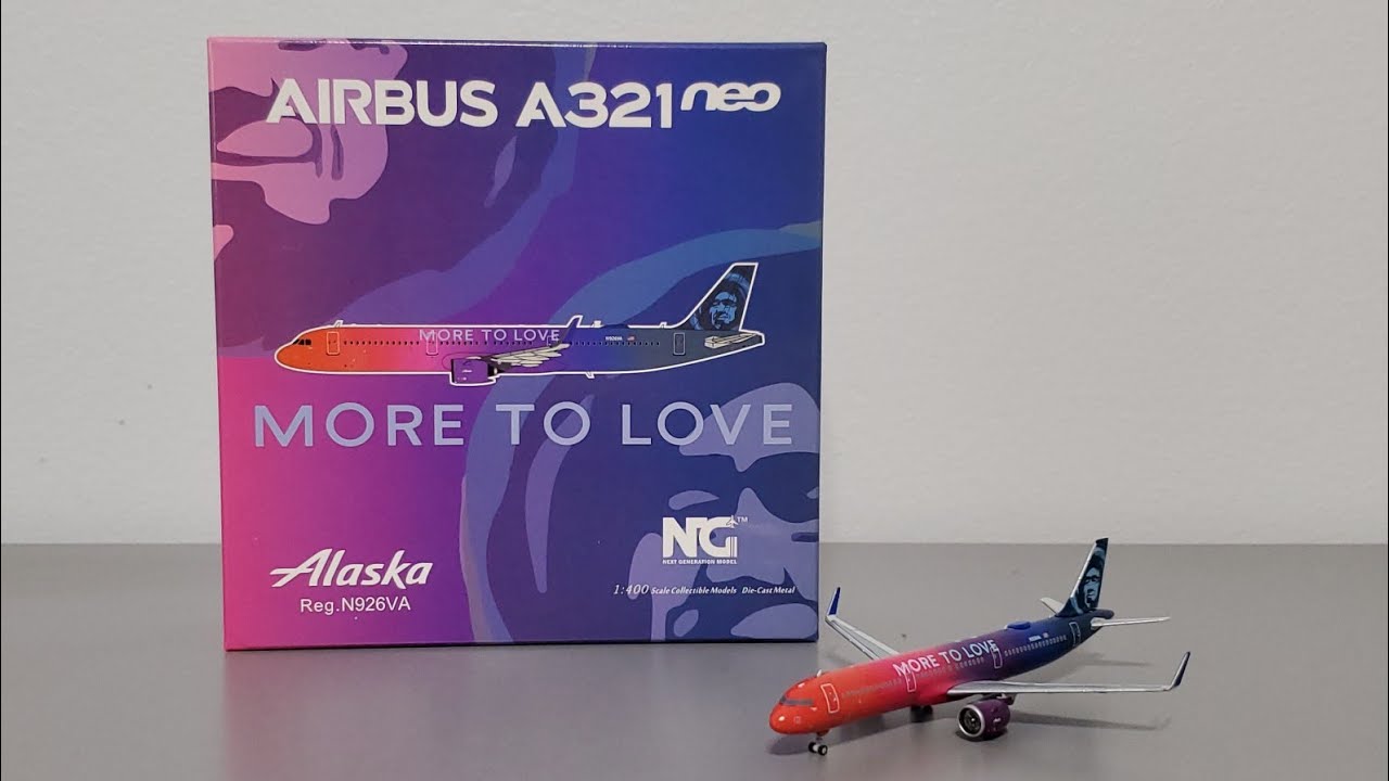 NG Model 1:400 Alaska Airlines A321NEO 