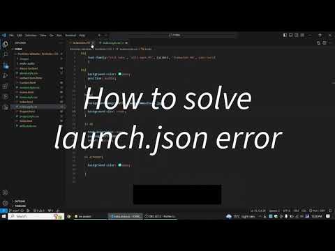 Solution of Launch.json