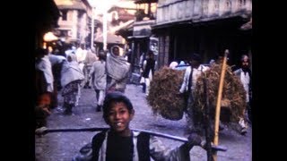 Street Scenes of Kathmandu, Nepal in 1962, 1960s, F739