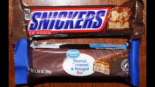 Blind Taste Test: Snickers Bar vs Great Value (Walmart) Peanut Caramel & Nougat Bar