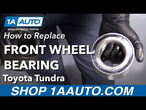 How to Replace Front Wheel Bearing 00-06 Toyota Tundra