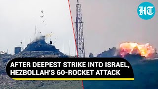 Hezbollah's Huge 60-Rocket Attack After Its Deepest Strike Into Israel: War Brewing Amid Rafah Op?