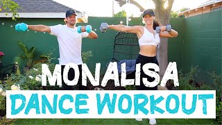 MONALISA - LOJAY X SARZ X CHRIS BROWN (DANCE WORKOUT) DANCING WITH DUMBBELLS