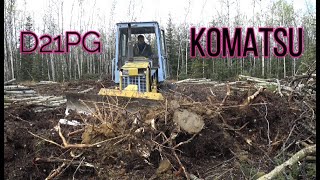 KOMATSU D21PG. Япония.Бульдозер 1996г.