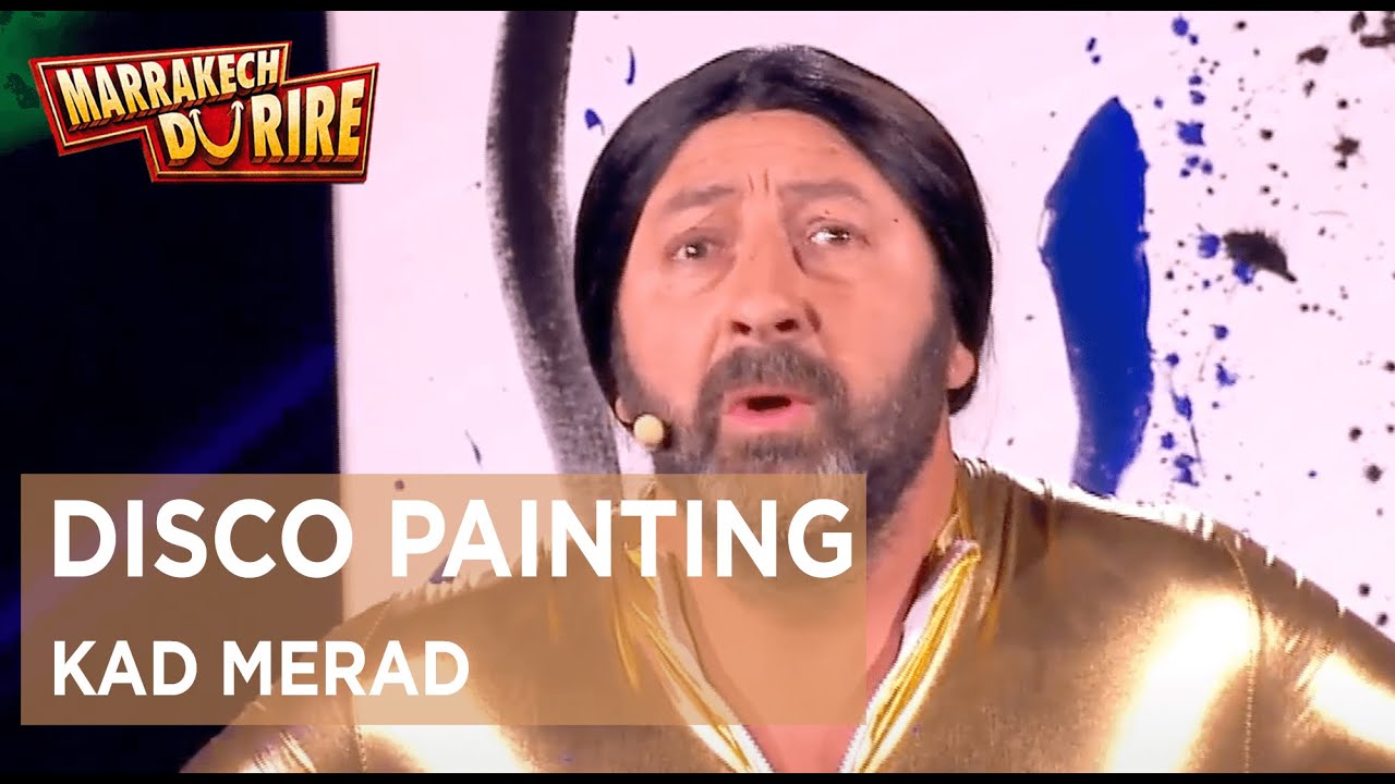 Kad Merad   Disco painting   Marrakech du rire 2014