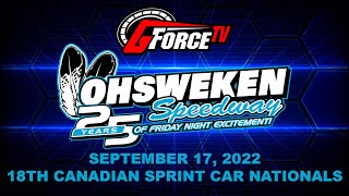 18th Canadian Sprint Car Nationals| Ohsweken Speedway | September 17, 2022