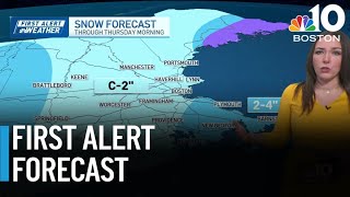 Snow expected in Mass. overnight. Here's how much we could get