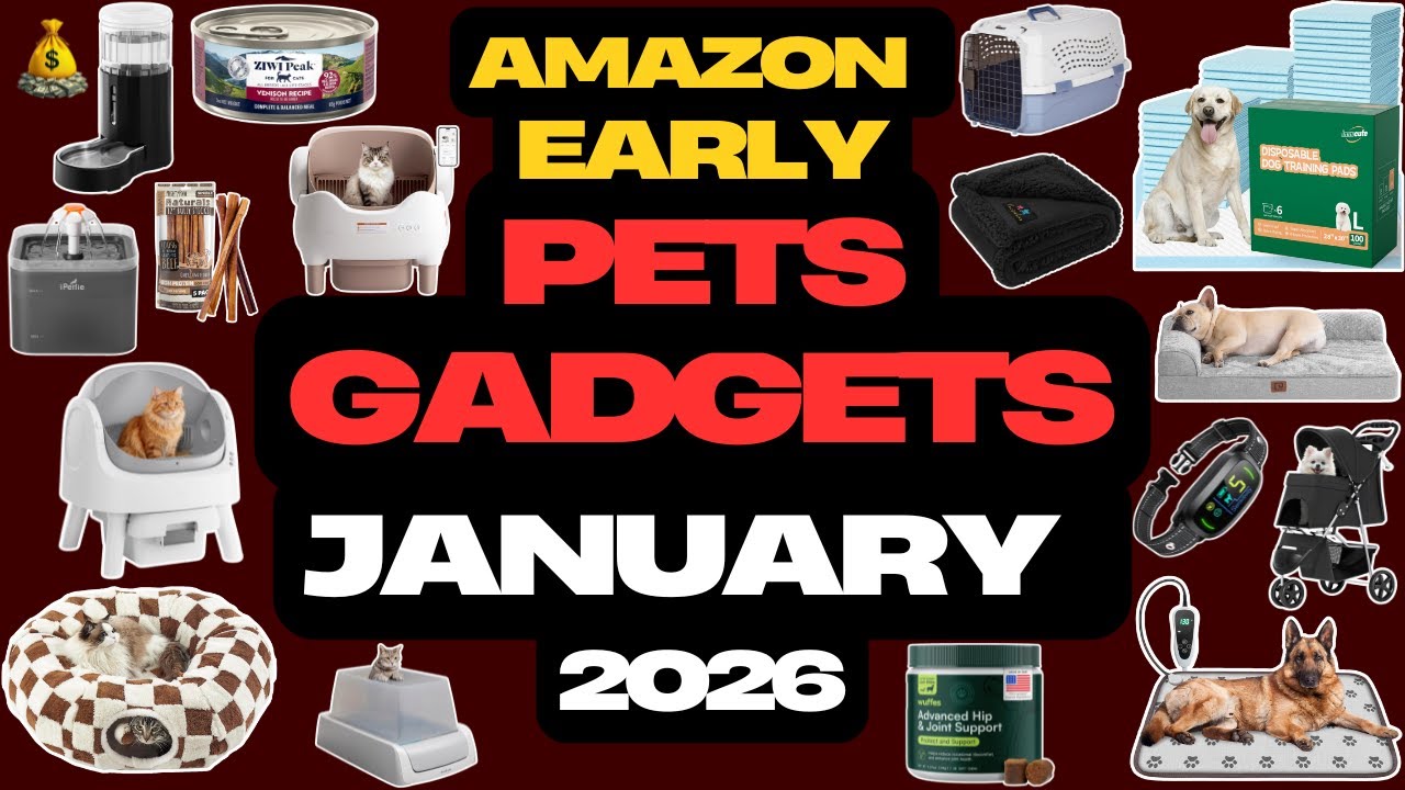 20 Early Amazon Pets Gadgets Deals Worth Buying In January 2026 | Up To 80% | 365 Days Finds
