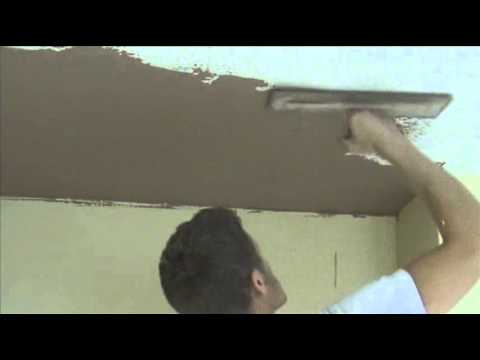 Removing Artex And Plastering A Ceiling Youtube