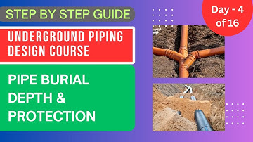 Cursus Ondergronds Leidingontwerp | Video 4: Ingraafdiepte en bescherming van leidingen