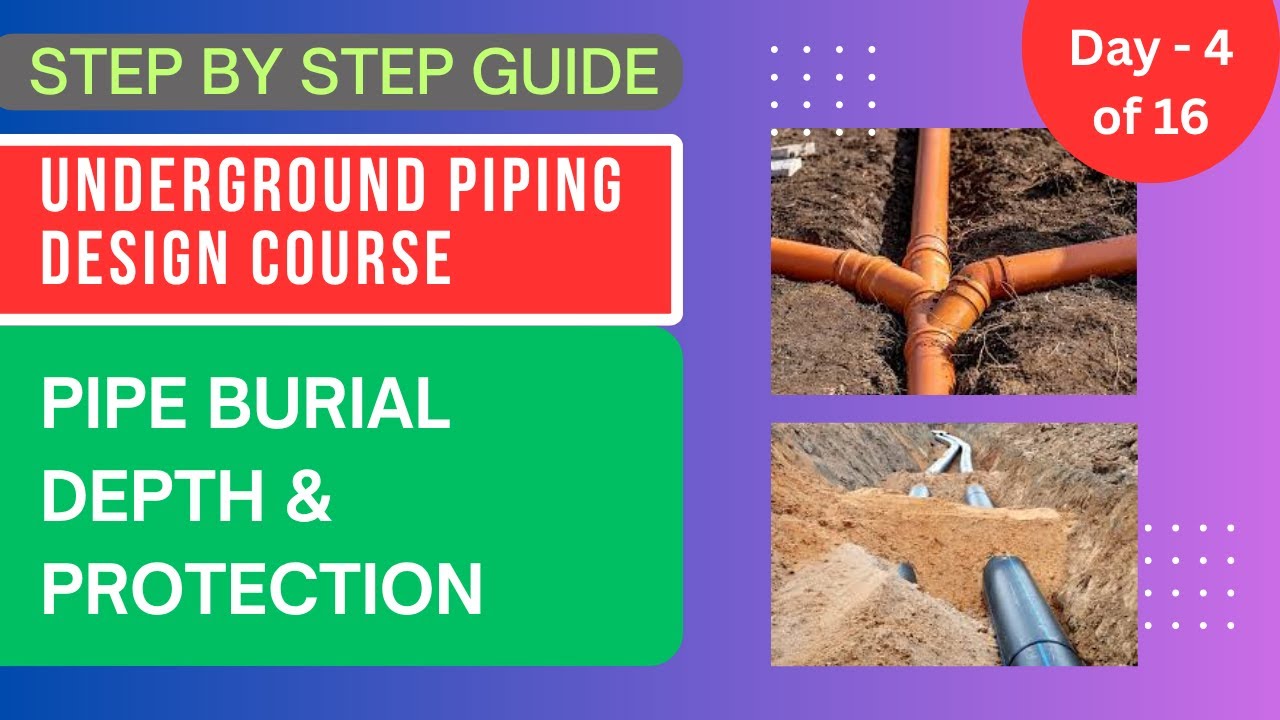 Курс по проектированию подземных трубопроводов | Видео 4: Глубина заложения и защита трубопроводов