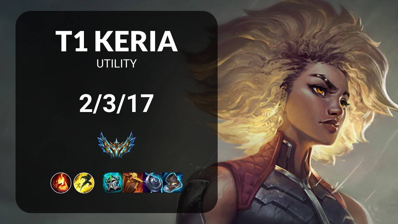 T1 Keria Rell vs Braum UTILITY - KR CHALLENGER Patch 13.13