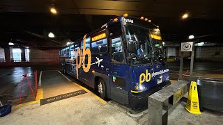 P&B Bus: On Board MCI D4500CT #11449 From Hyannis To Boston South Station MA (Part 1/2) (08/25/2023)