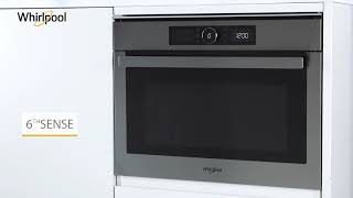 Whirlpool Absolute Built In 6th Sense 40 Litre Microwave Oven Stainless Steel | WHAMW9615/IXUK