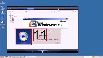 Windows Media Player 11 on Windows 2000 with extended kernel