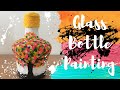 Glass bottle painting idea | Bottle art | Bottle craft painting