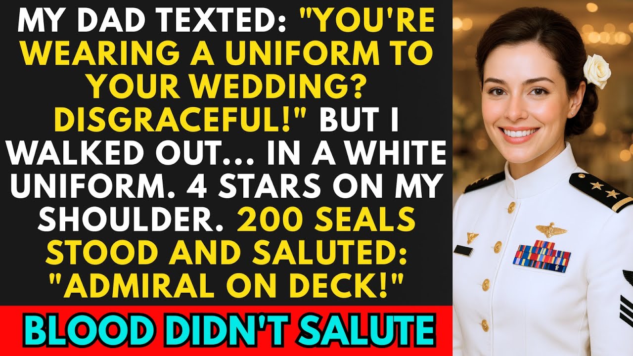 At My Wedding, Dad Mocked Me — Until 200 Soldiers Stood Up and Saluted