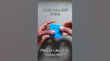Rubik Cube 360° Rotate Trick #viral #shorts