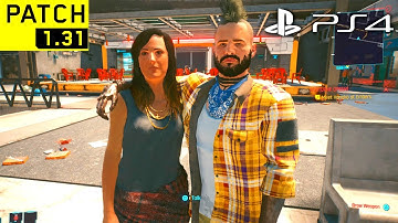 CYBERPUNK 2077 NEW UPDATE 1.31 PATCH - PS4 Slim Gameplay Test & Performance!