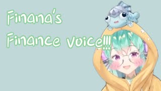 Finana's Finance Voice !!! [NIJISANJI EN | Finana Ryugu]
