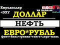 Курс доллара,курс рубля,курс евро,цена на нефть,DXY,евродоллар,фунт,йена,гривна,тенге,лира,юань.ИЮНЬ