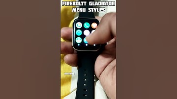 Fireboltt Gladiator 🔥 menu options #fireboltt #techpoke #techpokeshorts