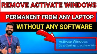 HOW TO REMOVE ACTIVATE WINDOWS WATERMARK WITHOUT SOFTWARE IN WINDOW 10 From Laptop screen in Hindi screenshot 5