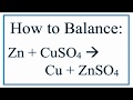 Chemical Equations and Coefficients