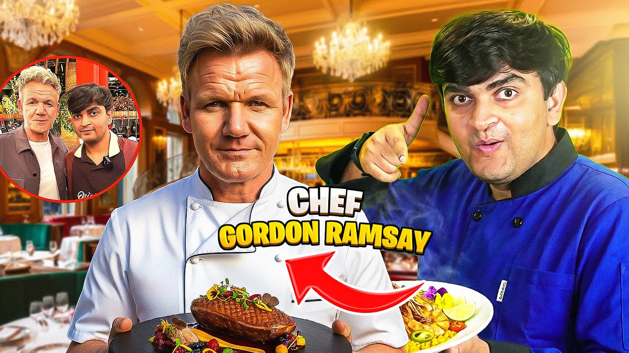 Meeting and Trying Gordon Ramsay Food - YouTube