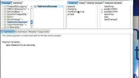 Using the Tab Control