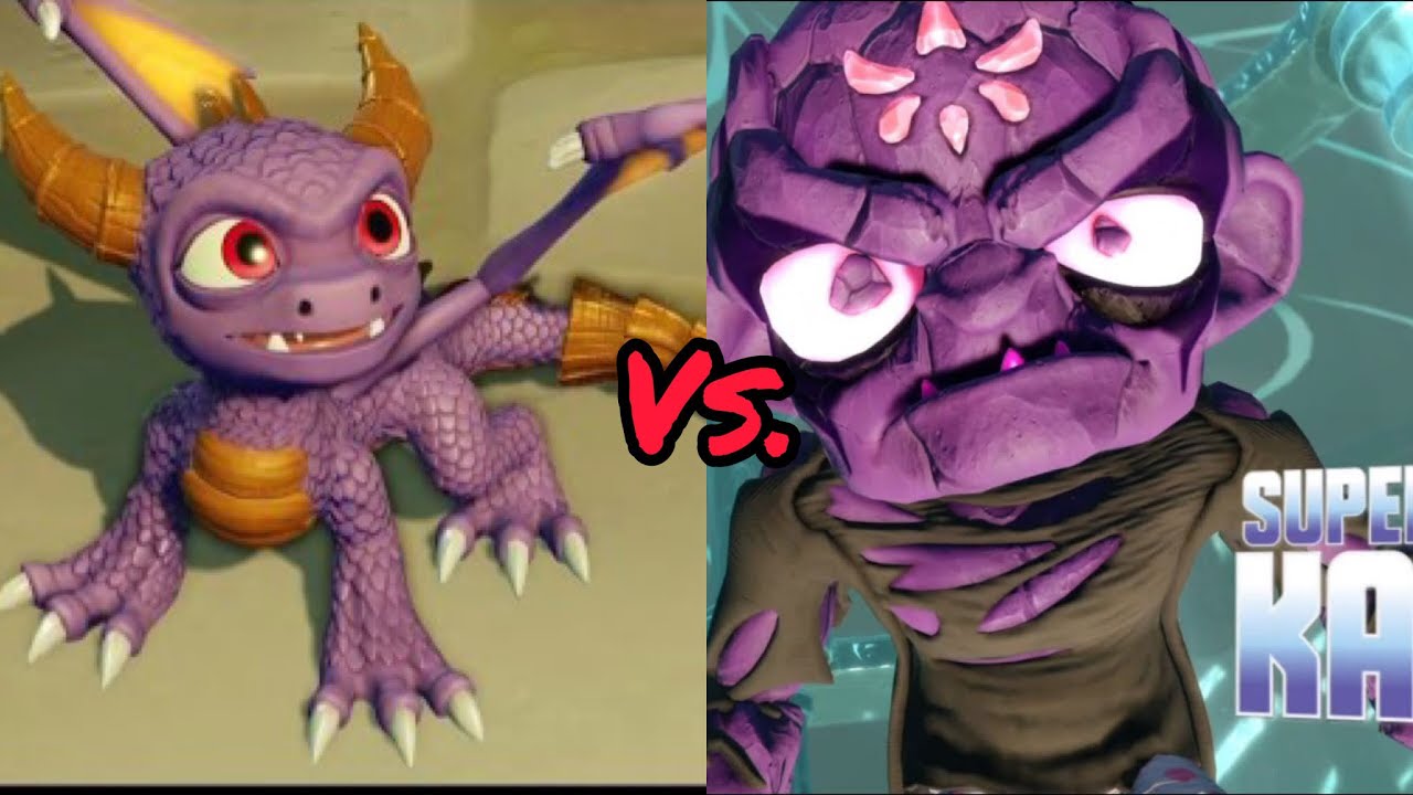 Spyro vs. Super evil kaos skylanders swap force (nightmare mode)