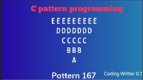 C Pattern Programming tutorial video ll ✍️💯#coding #short #youtubeshorts