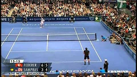 Federer vs Sampras - Exhibition Match 2008 Highlights