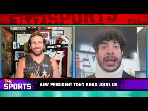 AEW President Tony Khan Reflects On Viral NFL Draft Moments | TMZ Sports