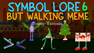 Symbol Lore 6. Continuation Dr. Livesey Walking Meme | Symbol Alphabet Lore animation (Shape Lore)