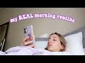 the REALEST morning routine of an average lazy person