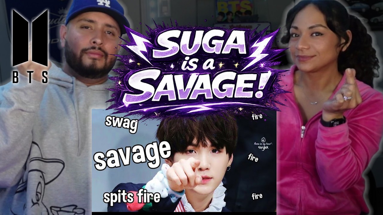 Reacting to SAVAGE SUGA, the guy who spits fire #AGUSTD!