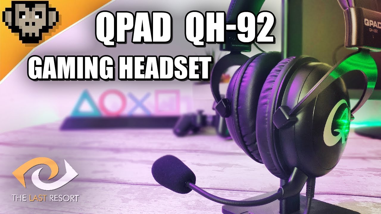 QPAd QH92 Gaming Headset + Mic Test TLR REVIEW Sponsored YouTube