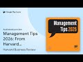 Management Tips 2026: From Harvard Business… by Harvard Business Review · Audiobook preview