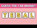 Guess the Car Brand by its Scrambled Name | Car Quiz.