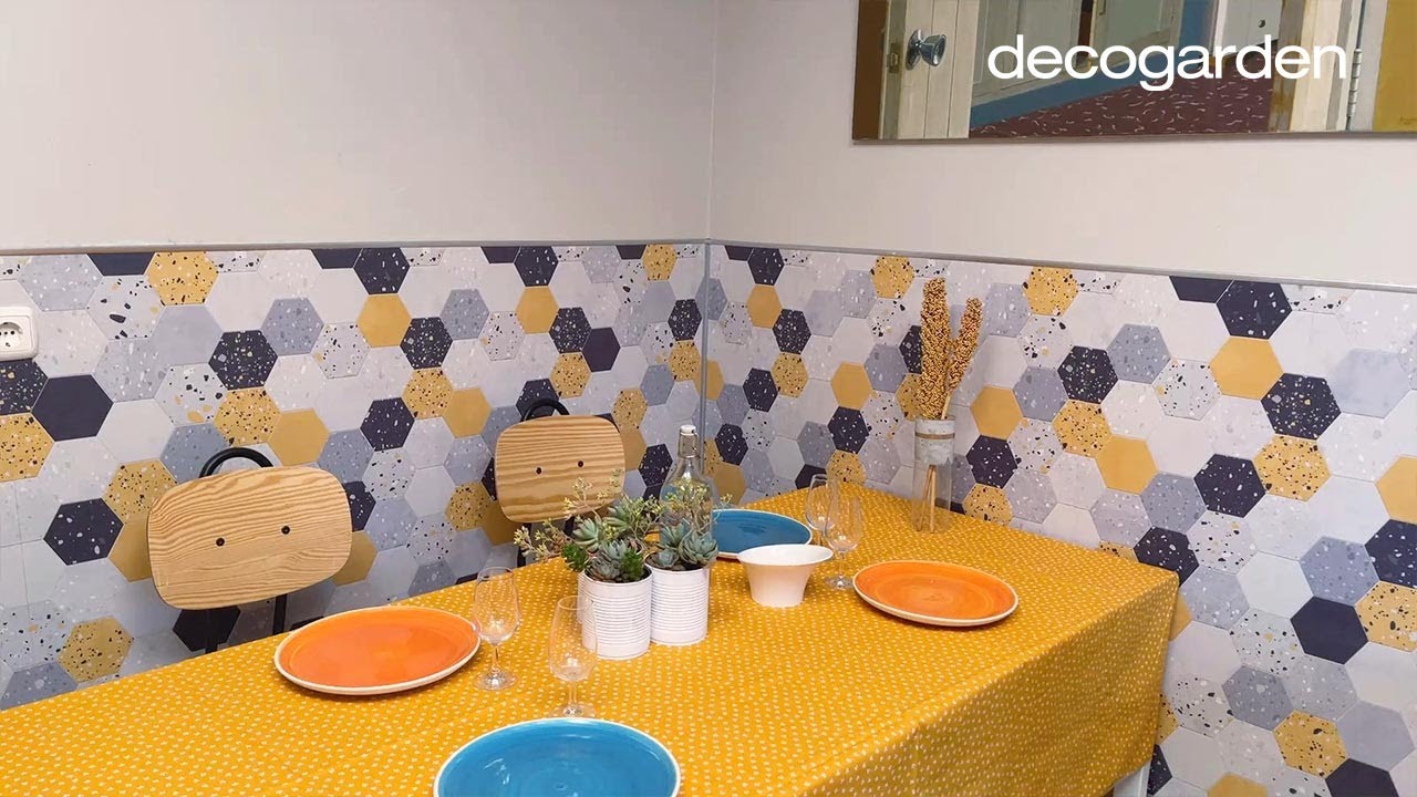 Cómo hacer un FRISO de PVC para la COCINA, ¡el TERRAZO se reinventa y está  de MODA! 🏡 - Decogarden 