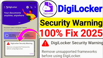 Digilocker Open Nahi Ho Raha Hai | Digilocker Security Warning Problem | Digilocker Security Warning