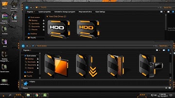 Windows 10 custom Icon Pack HUD Launch