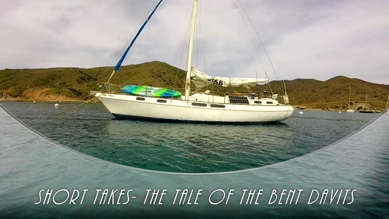 Sail Before Sunset - The Tale of the Bent Davits
